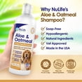 thumbnail image 5 of Oatmeal Dog Shampoo with Aloe Vera, Sensitive Skin Relief, Hypoallergenic, Pina Colada Scent, 16oz, 5 of 7