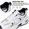 thumbnail image 4 of BERANMEY Trendy Fashion Sneakers for Women 2026 Non-Slip Comfortable Casual Ladies Shoes for Womens Fashion Sneakers Lightweight Lace-up Shoes, 4 of 9