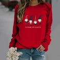 thumbnail image 2 of Patlollav Christmas Tops for Ladies Deals,Womens Tops Clearance Sweater Loose Polyester Sweatshirts Gift, 2 of 6