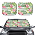thumbnail image 2 of Fotbe Tropical Flamingo Juego de 2 Piezas de Parasoles para Parabrisas | Bloqueador Solar para Auto | Accesorios Plegables para Protección Solar Interior-Large, 2 of 6