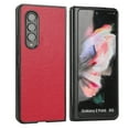thumbnail image 3 of Allytech Filp Cover Case for Samsung Galaxy Z Fold 4,Luxury PU Leather+Soft TPU With Shockproof Filp Case for Samsung Z Fold 4 7.6 inch,Red, 3 of 6