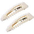 thumbnail image 1 of 2 uds pinzas para el cabello con perlas, pinzas para el cabello grandes, pasadores, pasadores, corbatas, horquillas para mujer, tocados para niñas, accesorios para el cabello dulces, 1 of 4