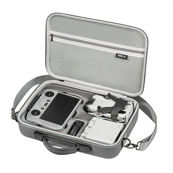 GAEKOL Carrying Case for DJI Mini 4 Pro Accessories,Portable Travel Bag for DJI Mini 4 Pro Fly More Combo(DJI RC 2 Controller)-Drone Shoulder Bag