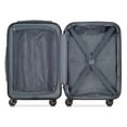 thumbnail image 6 of DELSEY PARIS Helium Aero 2-Piece Hardside Expandable Spinner Luggage Set includes 19" International Carry-On & 29" Checked, Brushed Metal, 6 of 10