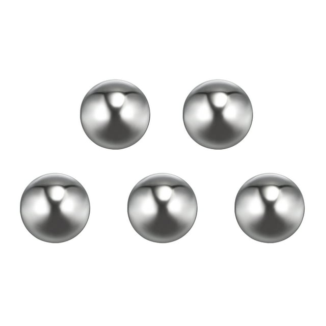 Unique Bargains 17mm 201 Stainless Steel Bearing Balls G200 Precision 5 Pack