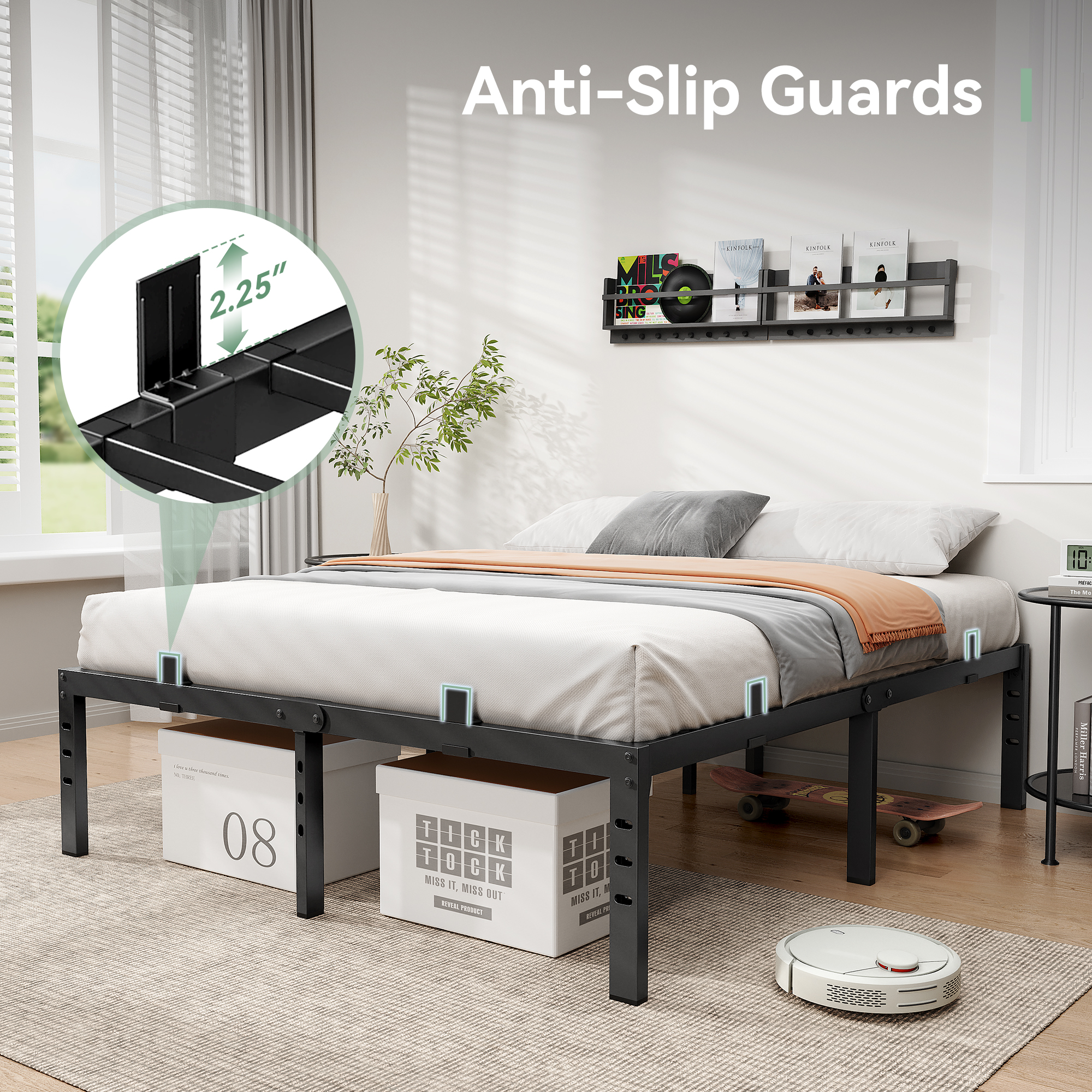 Sailvan Queen Metal Platform Bed Frame, 14-Inch photo 5