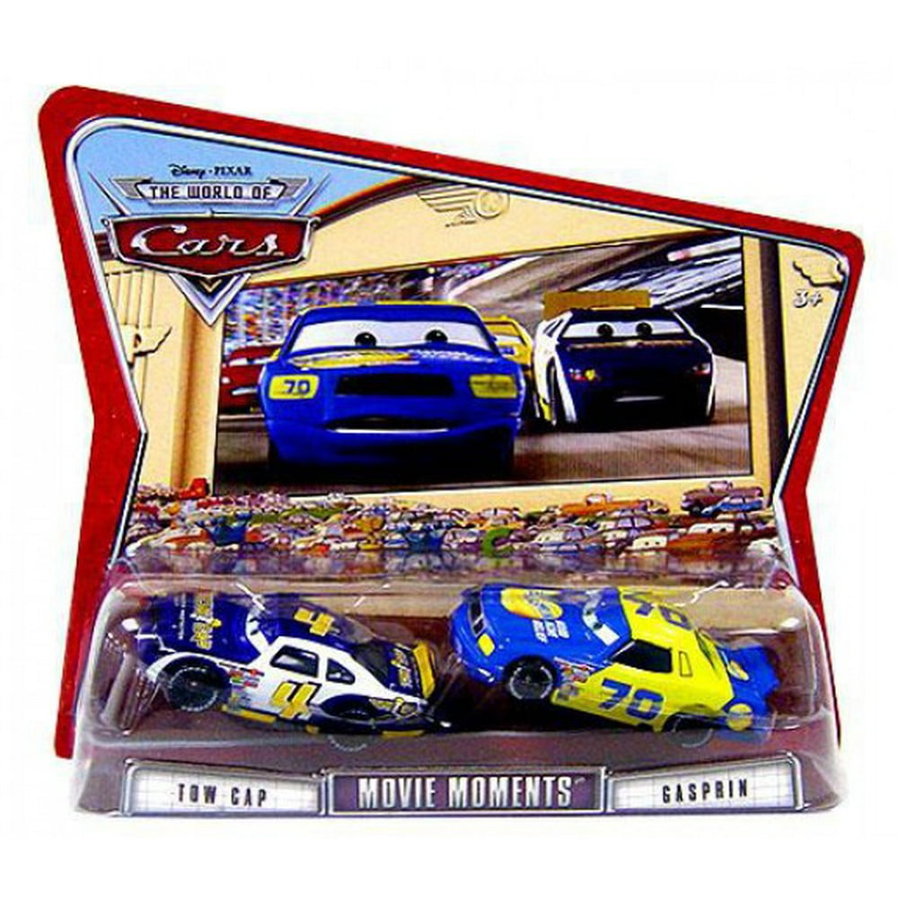 Disney / Pixar Cars Movie Moments Tow Cap & Gasprin Diecast Car 2Pack