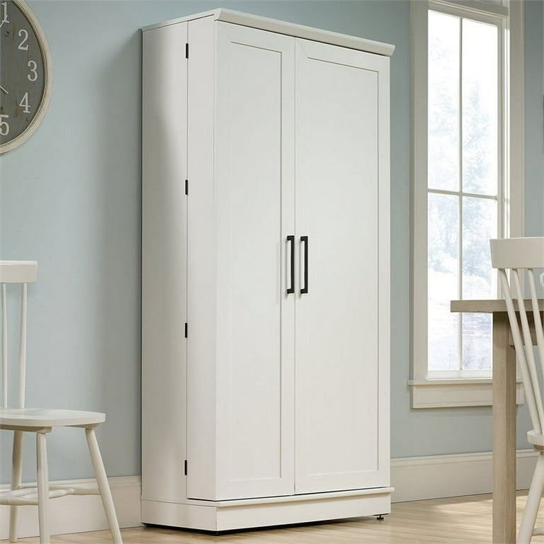 Soft White Storage Cabinet