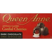 Queen Anne Cordial Cherries Dark Chocolate 6.6 Oz