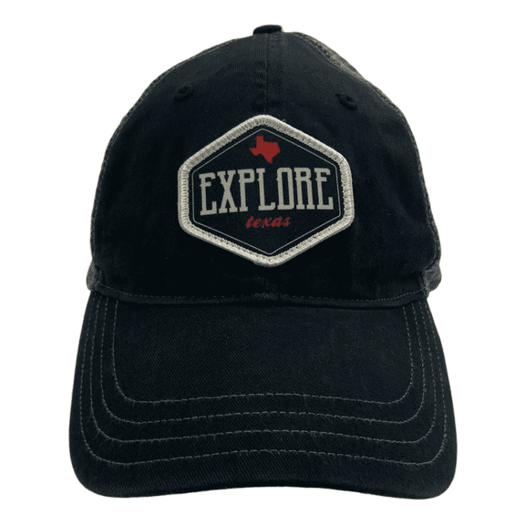 Richardson Local Yokel Explore Texas Trucker Cap Black, Size M/L