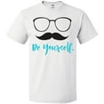 thumbnail image 3 of Inktastic Be Yourself, Glasses, Mustache, Moustache T-Shirt, 3 of 5