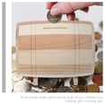 thumbnail image 1 of OULII Desktop Coin Container Wooden Bank Coin Counting Jar for Family Holiday Use 1 Set, 1 of 6