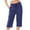 Blue, variant on Olyvenn Women's Capri Yoga Pants Loose Soft Drawstring Workout Sweatpants Causal Lounge Pants with Pockets Gray XL