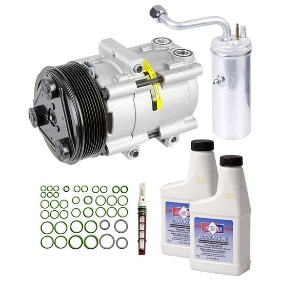 AC Compressor & A/C Kit For Ford F250 F350 F450 F550 F-250 F-350 F-450 F-550 Super Duty - BuyAutoParts