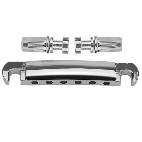 Tailpiece Stop Bar Guitar Bridge with Studs Parts for LP SG Electric Guitars