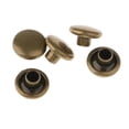 thumbnail image 3 of 100 Unids / Set Remaches de material cuero Remaches de Doble Tapa de Pernos de Metal Tubulares para Reparación de Artesanía de material cuero Ropa Sombrero 6 mm x 4 mm 6 mm x 5 mm Gloria Remaches de doble tapa, 3 of 9
