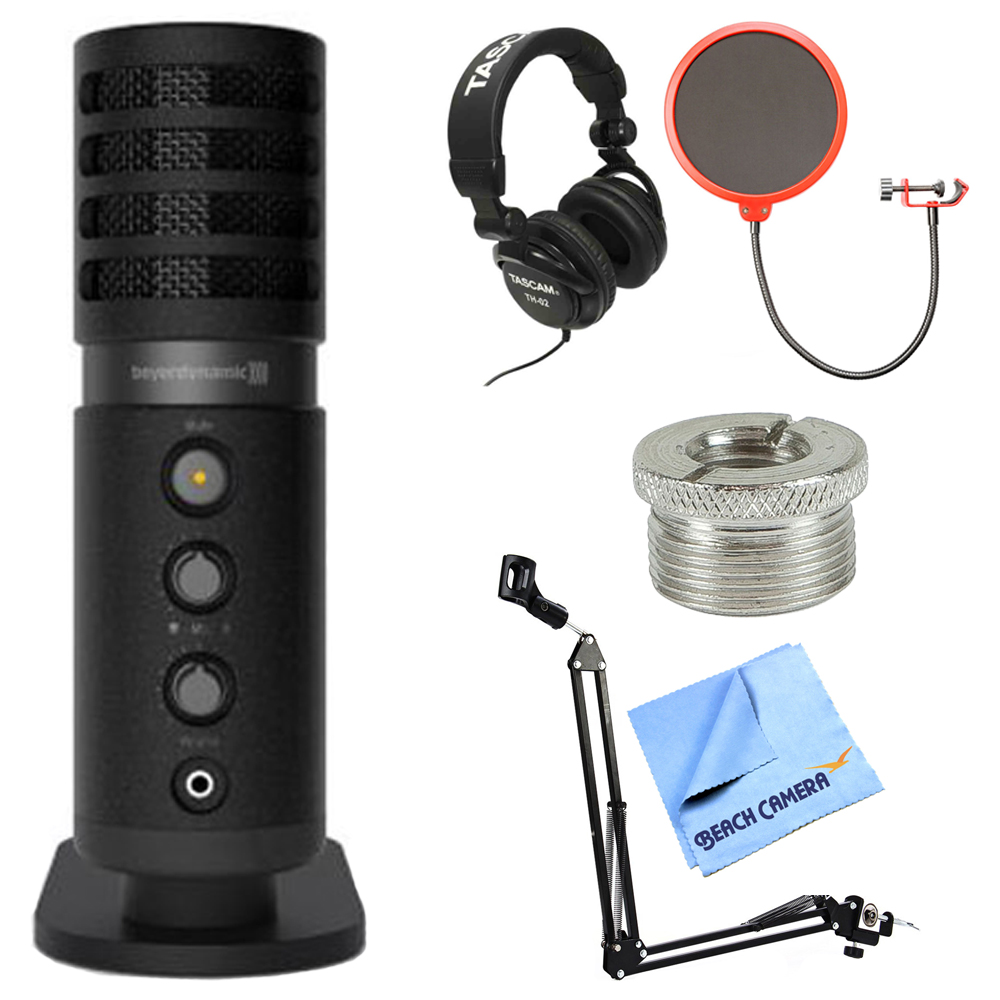 BeyerDynamic Fox USB Microphone (727903) w/ Headphones Bundle Includes