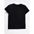 thumbnail image 2 of Camiseta deportiva informal de manga corta con estampado de letras y conejos de Pascua. Ideal para adultos, hombres, mujeres, adolescentes, jóvenes y para el tiempo libre., 2 of 5