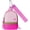 Hotpink, variant on Mini Backpack Keychain Wristlet Pouch Small Change Coin Purse Cute Zipper Wallet With 3 RFID Card Slots For Women/Men Airpods Cosmetics