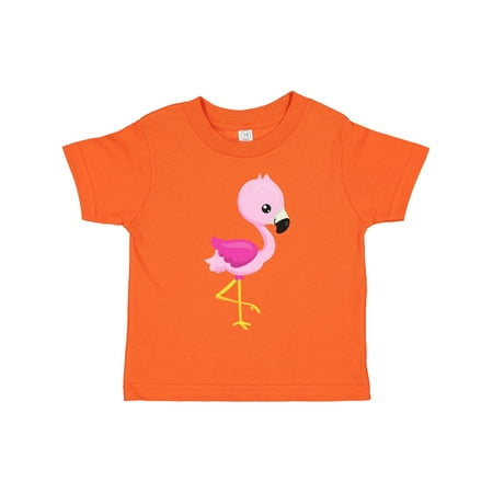 

Inktastic Cute Flamingo Baby Flamingo Pink Flamingo Bird Gift Toddler Toddler Girl T-Shirt