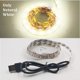 thumbnail image 1 of Tira de luces LED con USB, 5 M, 5V, 3528, 1 metro, 5 metros, blanco cálido, frío, rosa, verde, azul, rojo, SMD, cinta de luz para armario de techo impermeable, 1 of 4