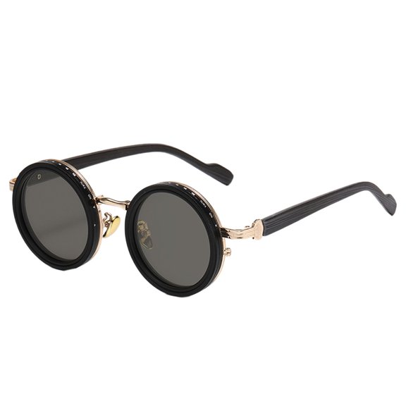2026 Adjustable Tint Polarized Round Sunglasses With Manual ND Filter 1 To 9 Step Shade Control For Outdoor Cycling And Beach