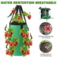 thumbnail image 6 of QJUHUNG Garden Plant Growing Bag 12 Holes Hanging Plants Vegetable Planter Pot for Strawberry Tomato Chili Pepper Home Red, 6 of 7