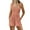 AB-Rose Gold, variant on JURANMO Rompers for Women Summer Smocked Square Neck Sleeveless Shorts Jumpsuit Solid Casual Loose Beach Vacation Outfits with Pockets Pink L Spring Savings