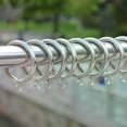 thumbnail image 2 of Silver Metal Curtain Ring On Rod For Hooks Curtain Clips Black Hanging Ring Curtain Stainless Steel Shower Curtain Rings CP055&2, 2 of 5