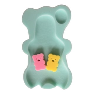 HALLO Baby Bath Sponge Soft Infant Bath Mat Newborn Cushion Odor Free (Blue)