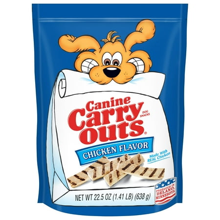 UPC: 0079100520312 | Canine Carry Outs Chicken Flavor Dog Treats  22.5oz Bag
