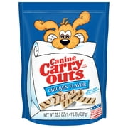 Canine Carry Outs Chicken Flavor Dog Treats, 22.5oz Bag