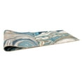 thumbnail image 5 of HR Marble Rugs Blue Beige Multi Color Abstract Livingroom & Dining Room Chick Area Rug Non-Shedding Carpet, 8' x 10', 5 of 7