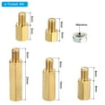 Uxcell M4 Standoff Screws Brass Hex PCB Standoffs Nuts Assortment Kit