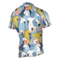 thumbnail image 2 of joogoo Doodle Parrot-p3 Pattern Men's Cycling Jerseys Mountain Bike Short Sleeve Tops 3XL, 2 of 7
