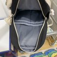 thumbnail image 4 of Backpack Large Capacity Fashion Knapsack Nylon Travel Luggage Bag (Blue), 4 of 10