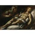 thumbnail image 3 of Bernardo Strozzi 18x14 Black Modern Framed Museum Art Print Titled - Pieta, 3 of 5