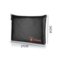 thumbnail image 2 of Document Bag Fire Resistant Protection Bag Fireproof Pouch Money Files Safety, 2 of 9