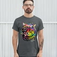 thumbnail image 3 of Tee Hunt Adorable Kitten T-Shirt Andy Maxx Cat Men's Tee, Charcoal, XX-Large, 3 of 5