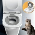 thumbnail image 5 of Cat toilet Training Kit - Hot Sell! Reusable Litter Box Trainer Seat System | Step-By-Step toilettraining| Pet Potty Trainer, 5 of 8