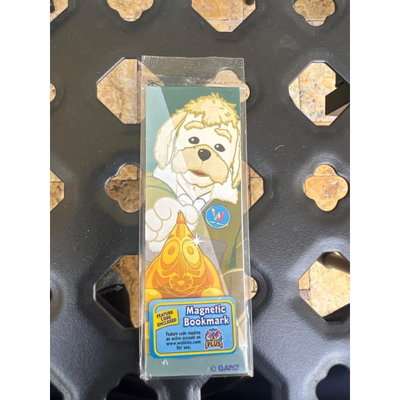 Webkinz Discovery Early 2000s Magnetic Bookmark New With Code (BONUS 1 FUN CHOPS)