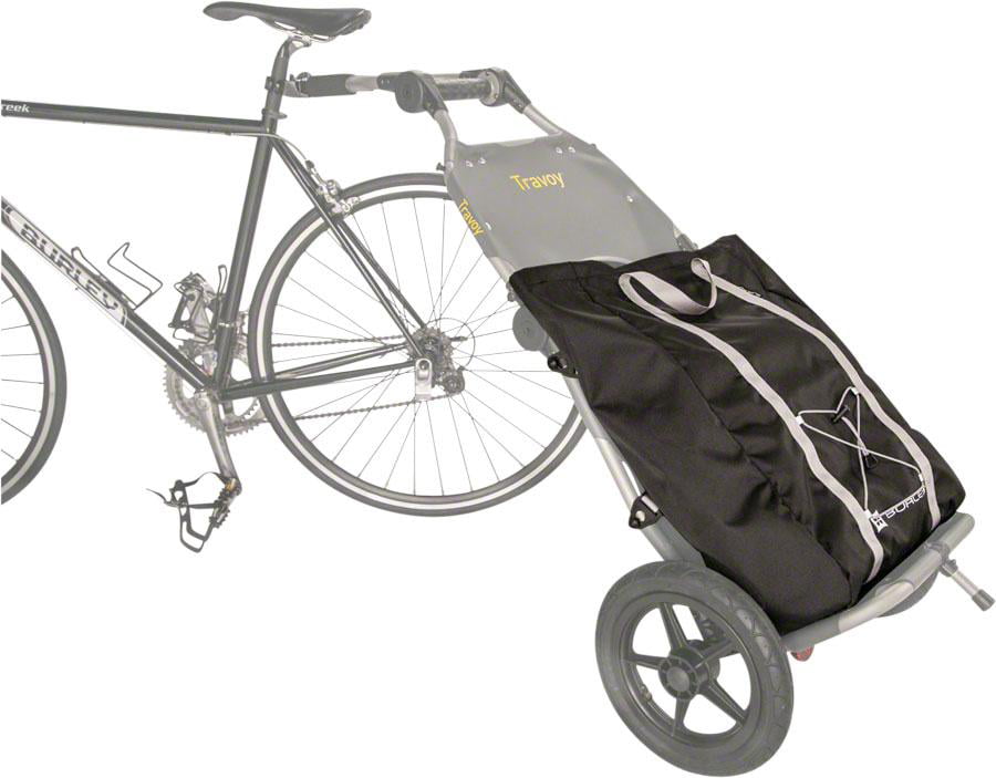 Compact Folding Cargo Bike Trailer Travoy
