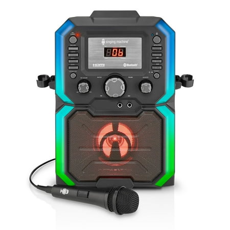 Singing Machine SingCast K-Box Karaoke Stand Alone Machine with LED Lights SMC273 Black