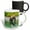 Multicolor, variant on 3drose, Alaska, Lake Clark. Young Grizzly Bear Walks the Shoreline., 11oz Two-tone Black Mug