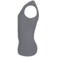 thumbnail image 4 of Augusta Sportswear Boys' Sleeveless Compression Shirt L Graphite, 4 of 5