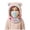 HH38-Blue, variant on Beanie Knit Hats Winter Hooded Cap With Tie Dye And Plush Fabric For Warmth Winter Boys Girls Ski Cap
