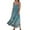 Light Blue, variant on Women's Bohemian Floral Print Maxi Dress, Sleeveless V-Neck Summer Sundress with Pockets, Casual Loose Fit Beach Long Dress,Blue L