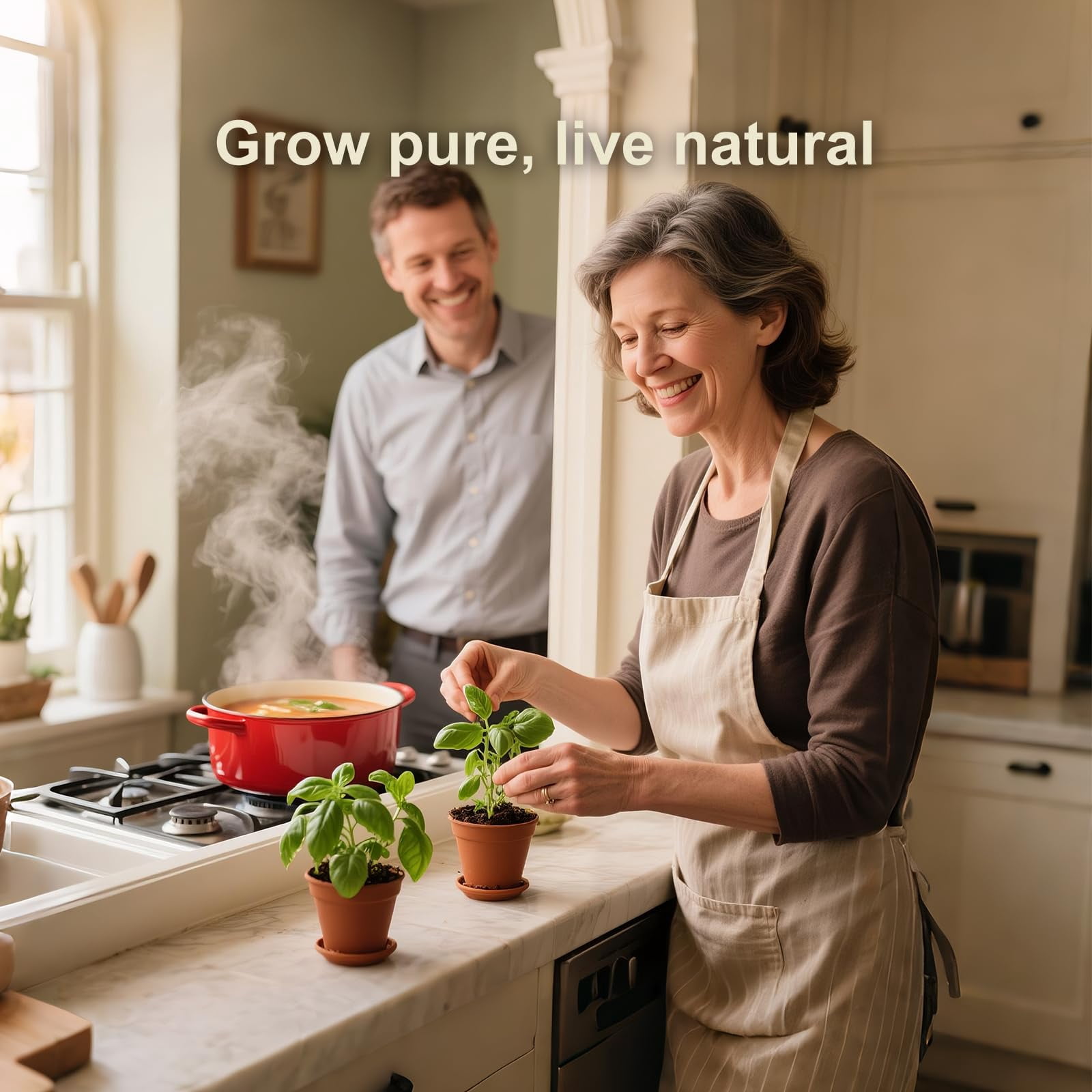 10-Piece Indoor Herb Garden Kit – 33-Piece Complete Starter Set for Kitchen Herbs, A Unique Gift Idea for Plant Lovers, Women, Men, Moms, Friends – Perfect for