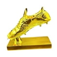 thumbnail image 4 of Guardoinrt Electroplating Process For Football Match Craftsmanship Unique Display Purposes Golden Boot Trophy Award Shoes Crafts gold base 18x17.5x6.5cm, 4 of 6