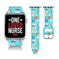thumbnail image 1 of Compatible Con El Mejor Regalo De Enfermera De Apple Watch 38/40/41/42/44/45 Mm Para Mujeres Y Hombres, Silicona Suave, Regalos De Enfermera, Decoraciones, Pulsera De Repuesto Para Iwatch Series 7, 6,, 1 of 5